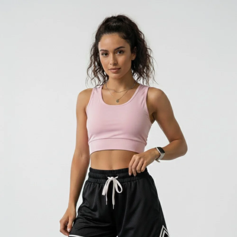 Kadın Pembe Kaşkorse Crop